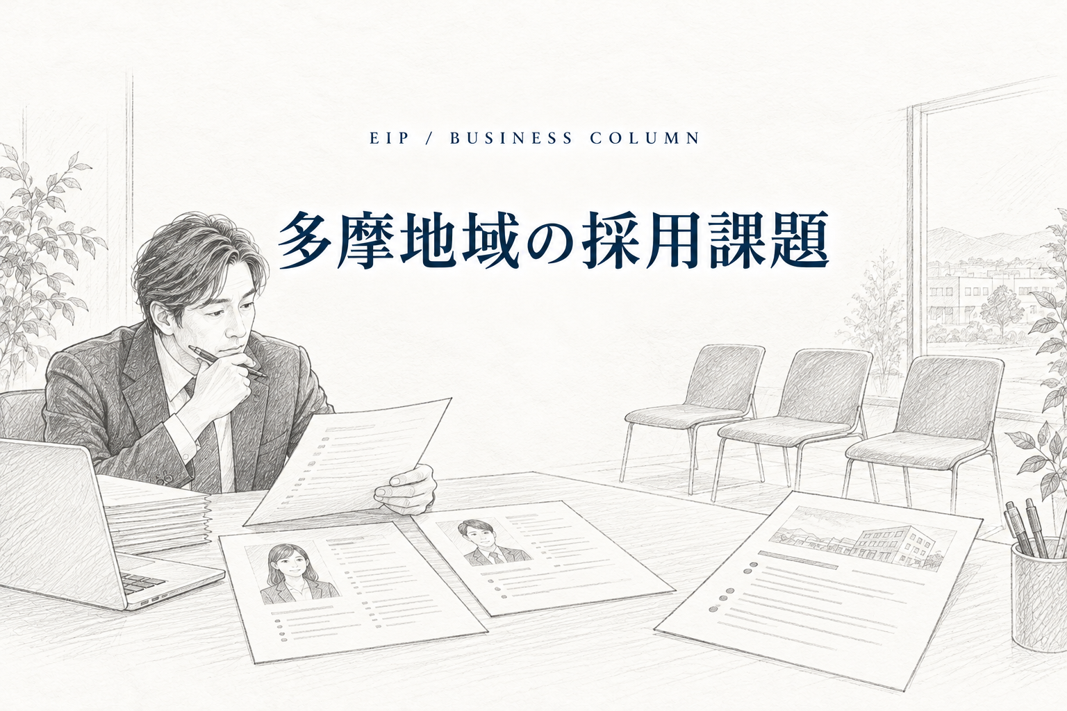 多摩地域の採用課題