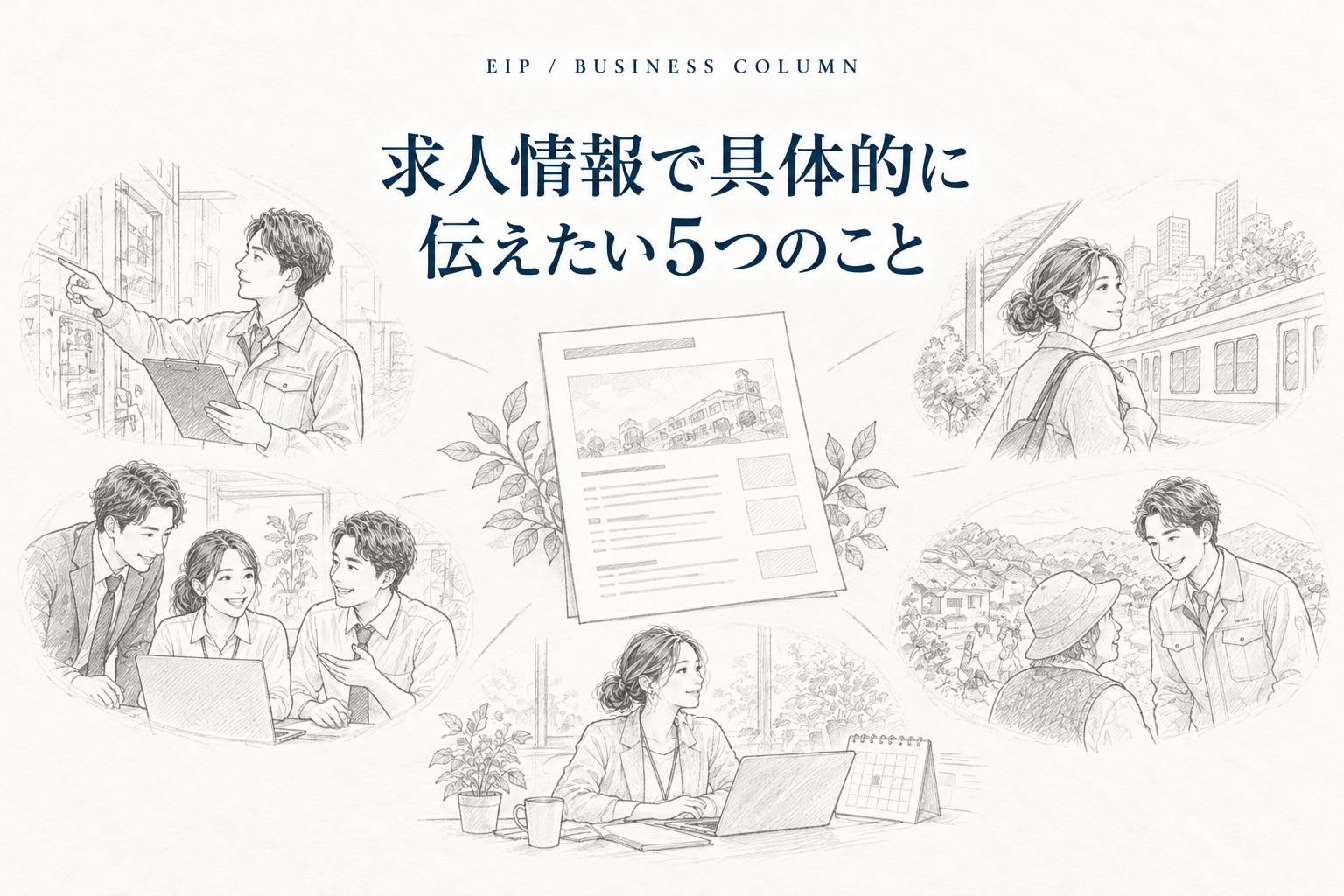 求人情報で伝えたい5項目